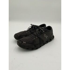 On Cloud X Women's Running Shoe Size 9 Black Sneaker Lace Up 650 Training Runner